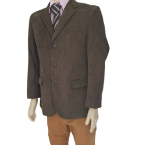 Blazer masculino marrom de algodão modelo italiano