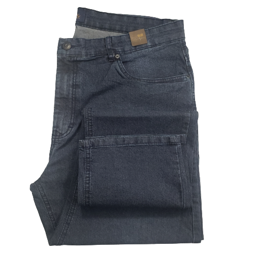 Calça jeans extra grande azul escuro