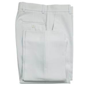 Calça branca masculina de gabardine