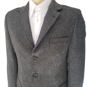 Blazer masculino tradicional em tecido tweed