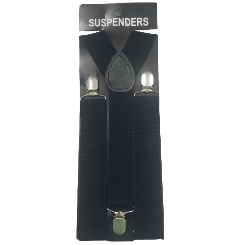 Suspensório masculino preto