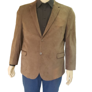 Blazer plus size marrom